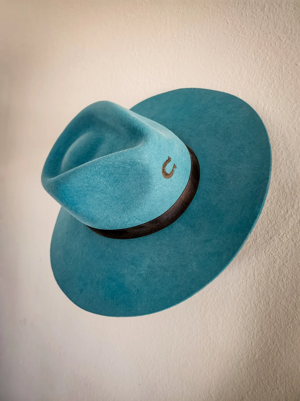 Cinch Women's Turquoise Wool Western Cowboy Hat Size Large L Wide Brim